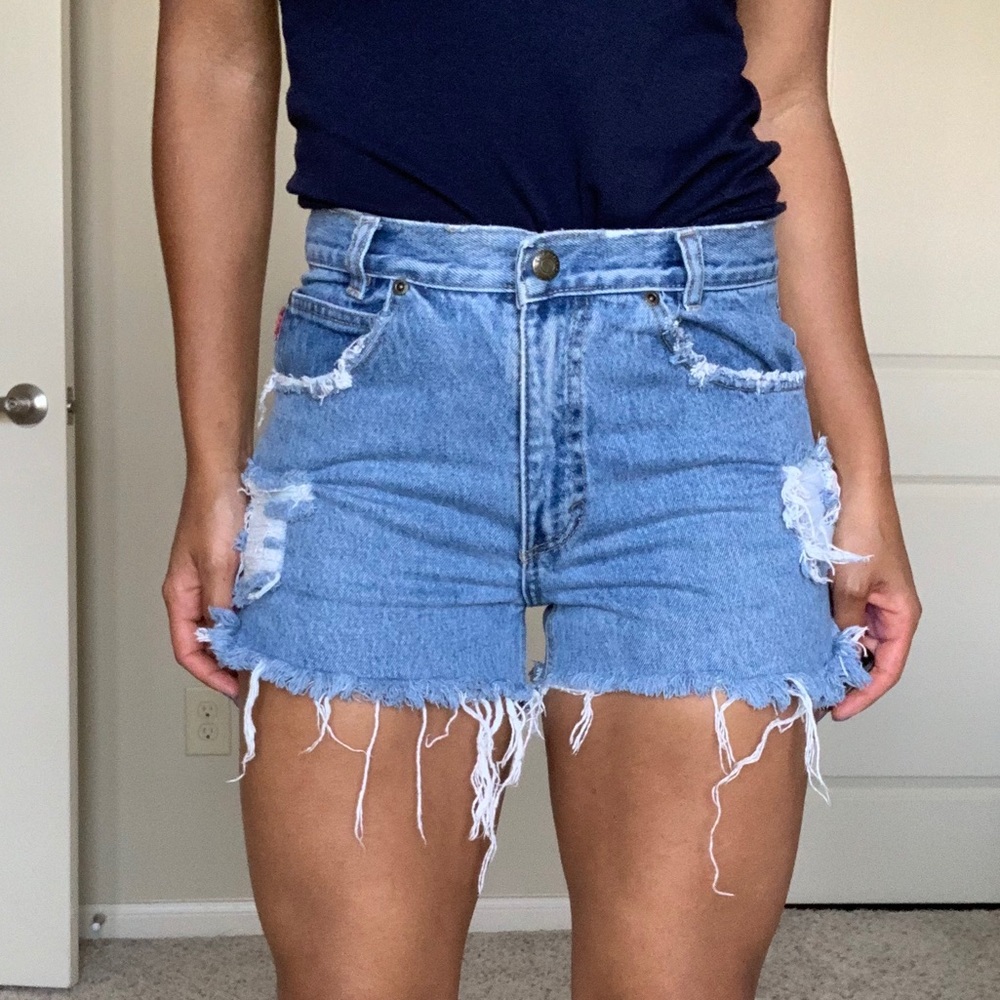 High waisted shorts